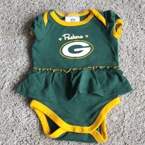 3M Girls Packers Onesie
